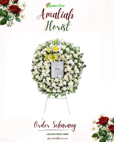 Krans Bunga Duka Cita di Cisujen